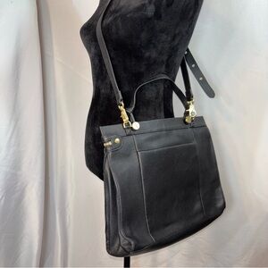 FOLEY and CORINNA Dione Black Satchel Tote Crossbody Bag